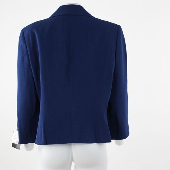 Jones Wear Three Button Navy Blazer - Picture 3 of 5